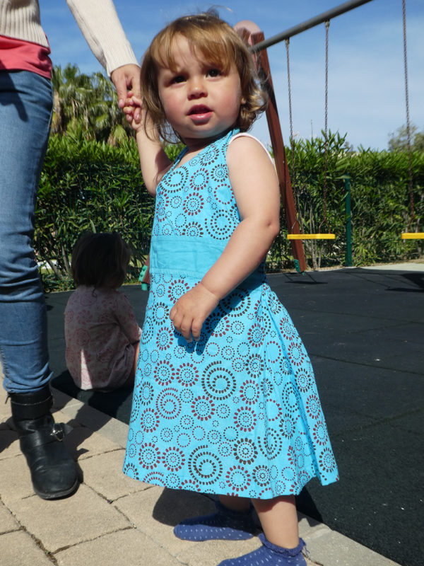 Vestido Azul con Espirales - Imagen 3
