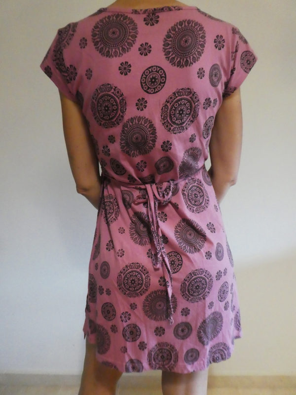 Vestido Rosa Claro con Mandalas - Imagen 3
