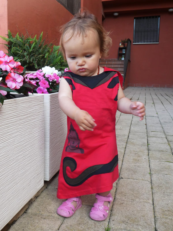 Vestido Buddha Rojo - Imagen 2
