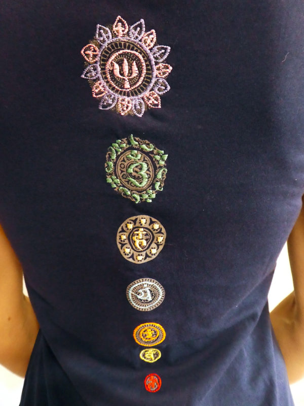 Camiseta Yoga Azul - Imagen 3